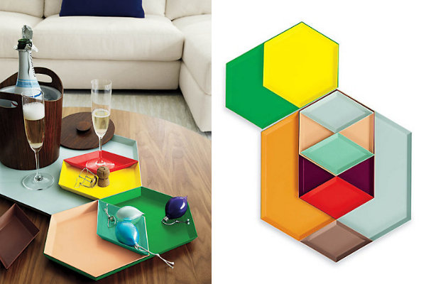 Geometric trays