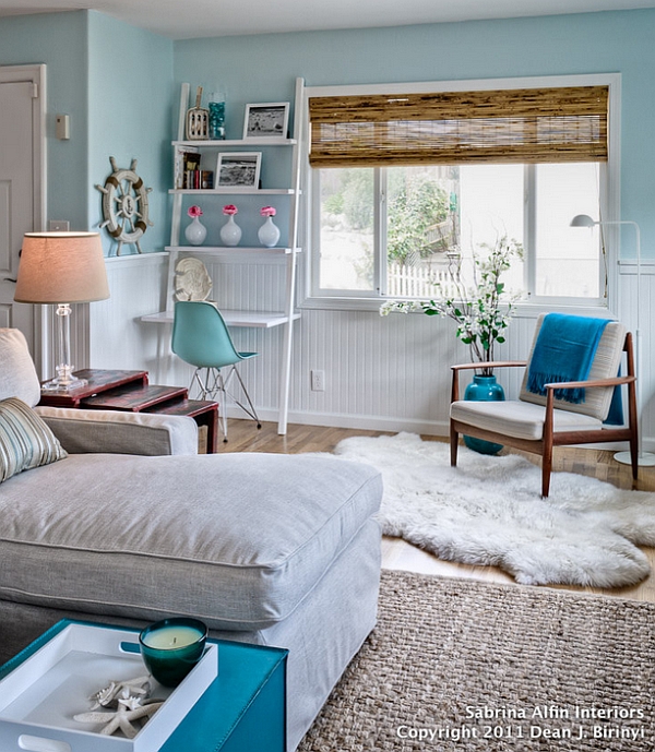 Featured image of post Farmhouse Living Room Ladder Shelf Decor Ideas - This living room is set in warm beige, taupe and brown hues.