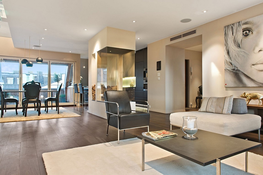 Luxurious Loft Apartment in Stockholm With Scandinavian Design
