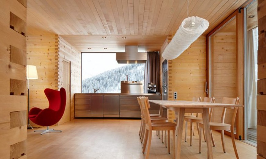 Vacation Homes In The Swiss Alps Showcase The Beauty Of Solid Timber