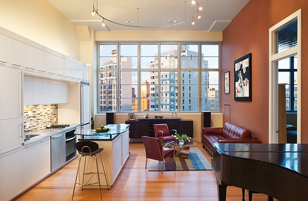 Lone Radius Stool in the New York kitchen!