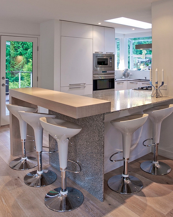 Magis Bombo Barstools in cool white