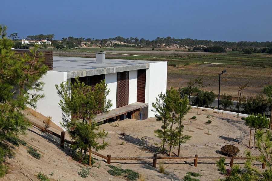 Modern exterior of the Portugese Villa