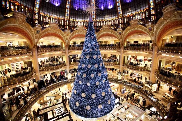 Paris Christmas tree