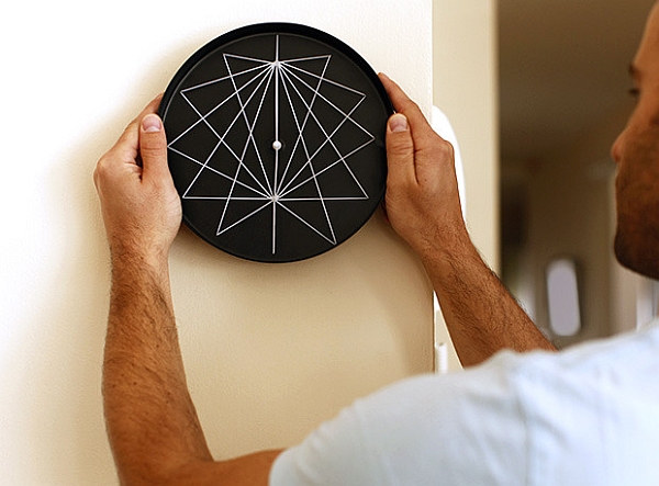 Perspective series of sculptural wall clocks