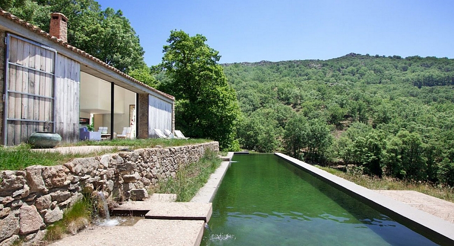 Scenic landscape outside the Spanish home