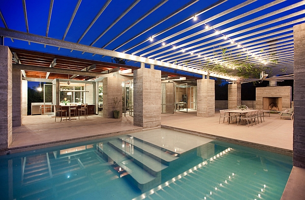 Smart lighting for the pool area