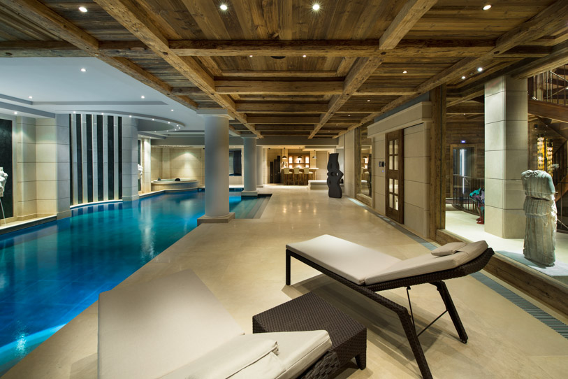 Spa-like setting inside Chalet Edelweiss