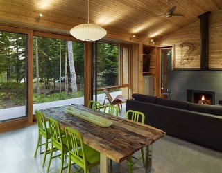 Ultra-Modern Cabin Blends Rustic Warmth With Modern Minimalism