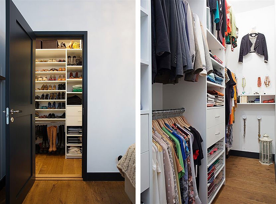 Storage and closet space in the bedroom