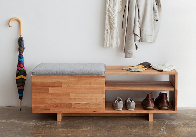 Stylish storage bench from LAX Series by MASH
