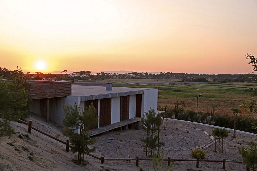 Sunset at the Pego Beach Villa