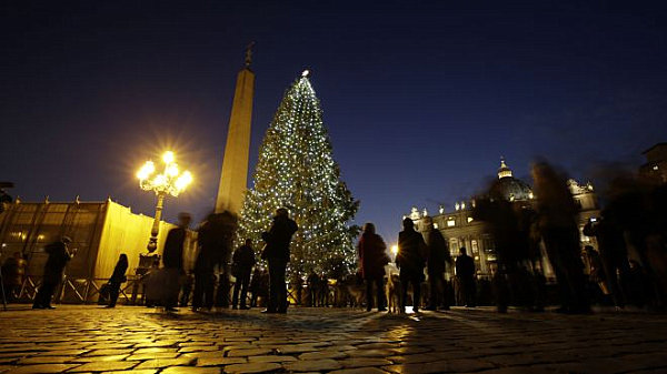 Vatican City Christmas tree