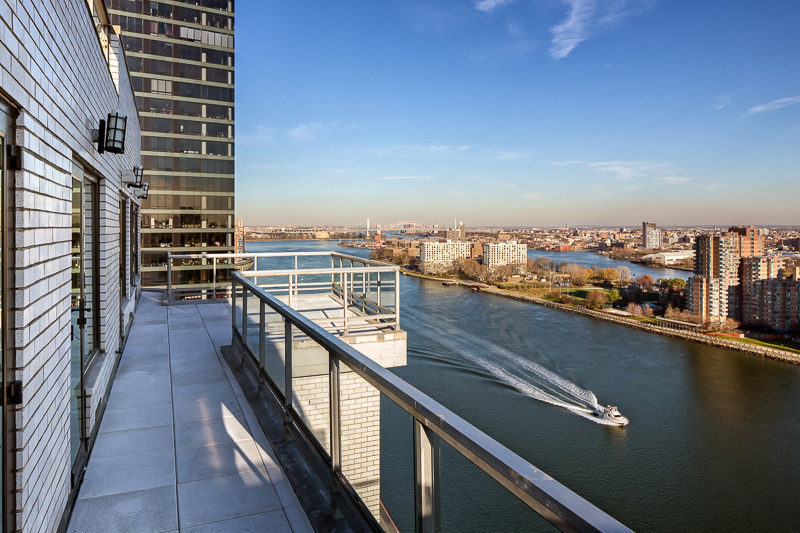 View from the balcony of Sinatra's NYC Home