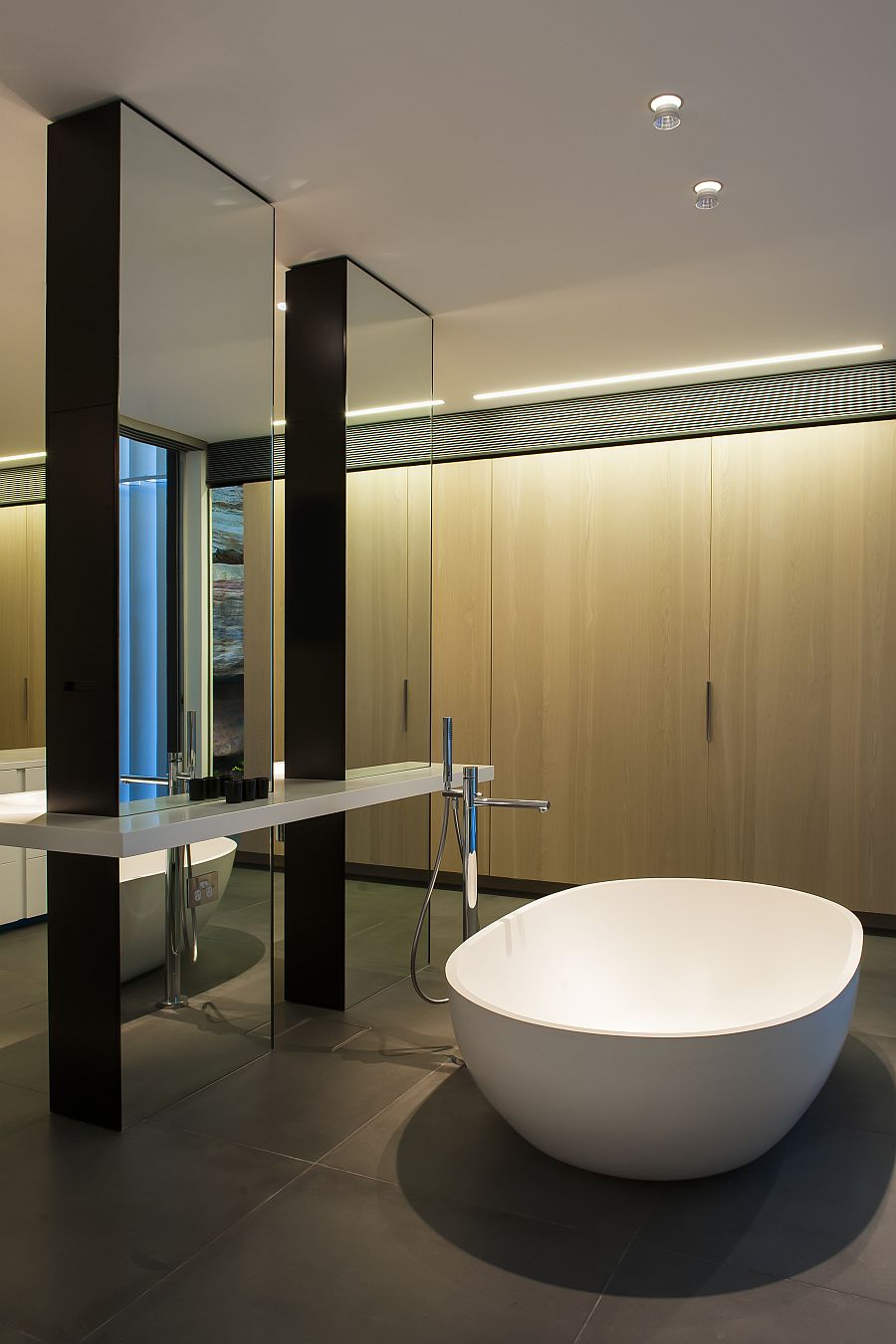 Contemporary Ensuite Bathroom With CuttingEdge Design in