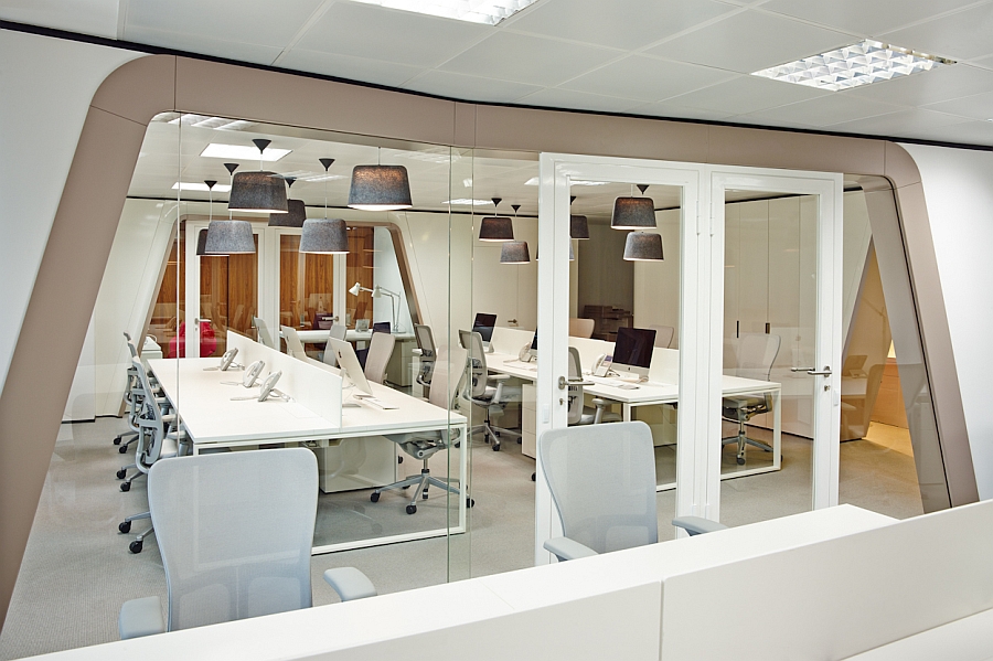 Work areas inside the Inaugure Hospitality Group Headquarters