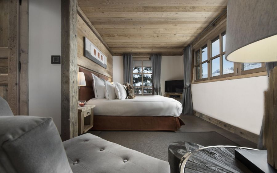 bedrooms at Chalet pearl with magnificient views