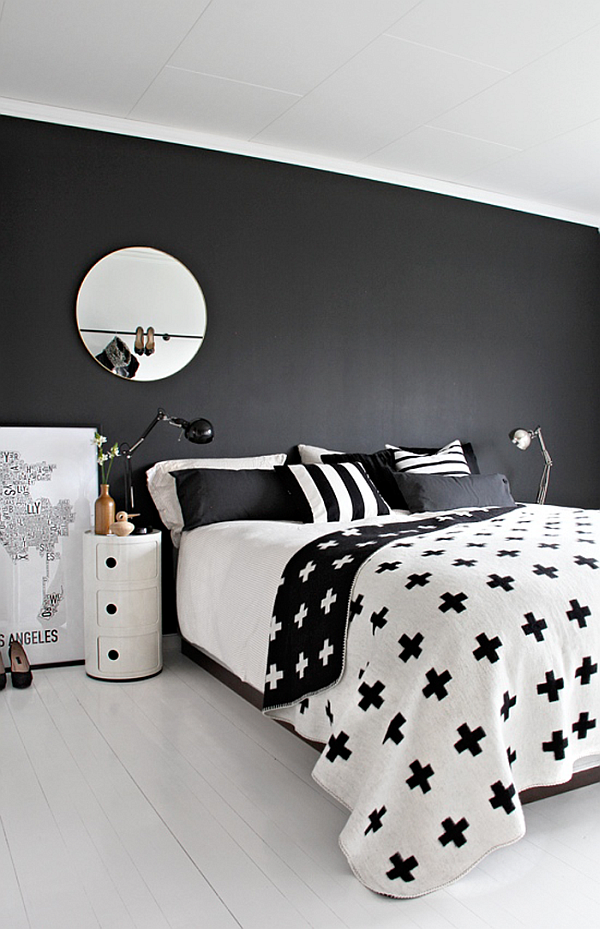 black and white bedroom design ideas