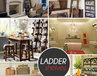 Stepping It Up In Style: 50 Ladder Shelves And Display Ideas