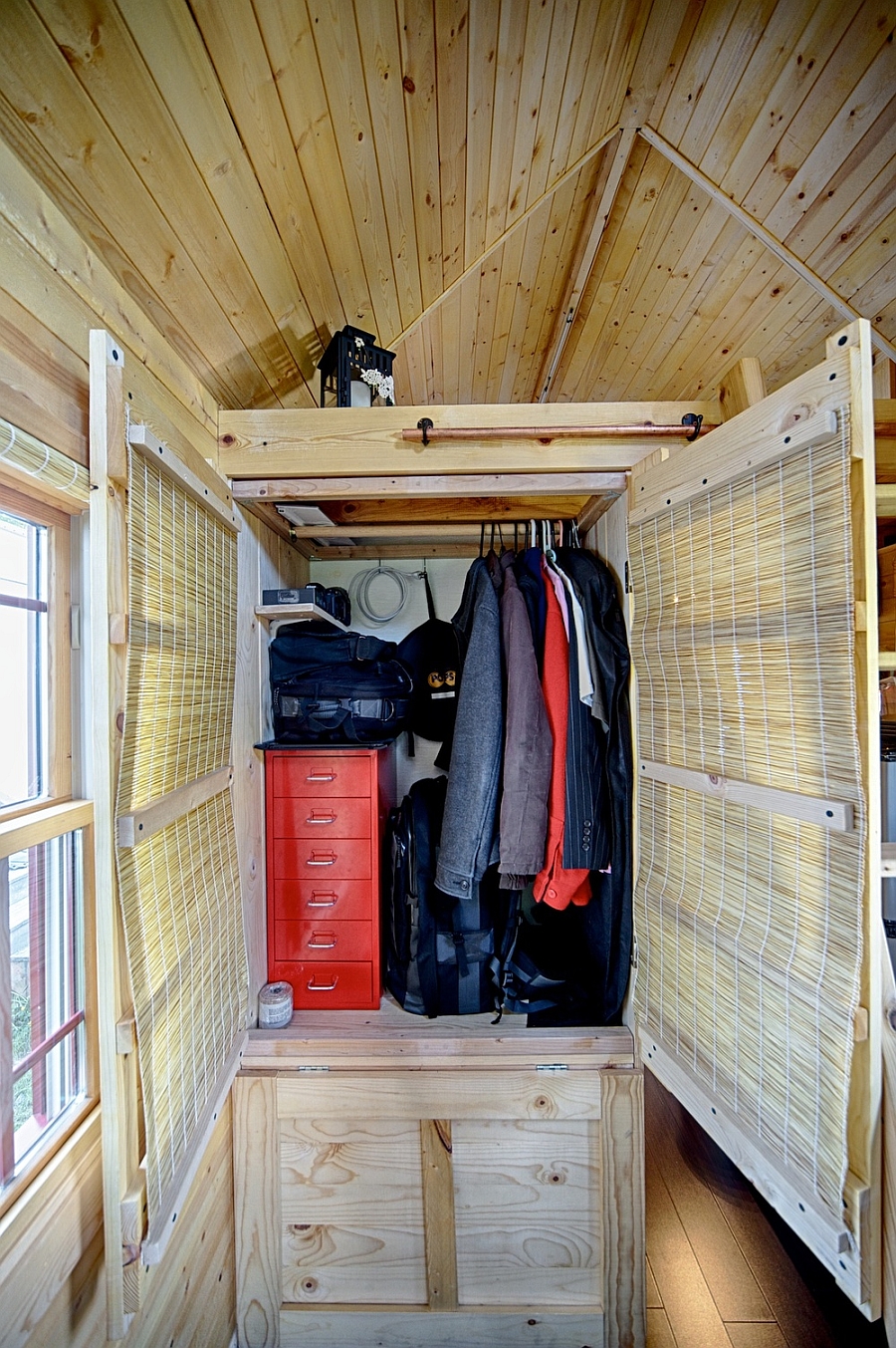 savvy wardrobe and storage area