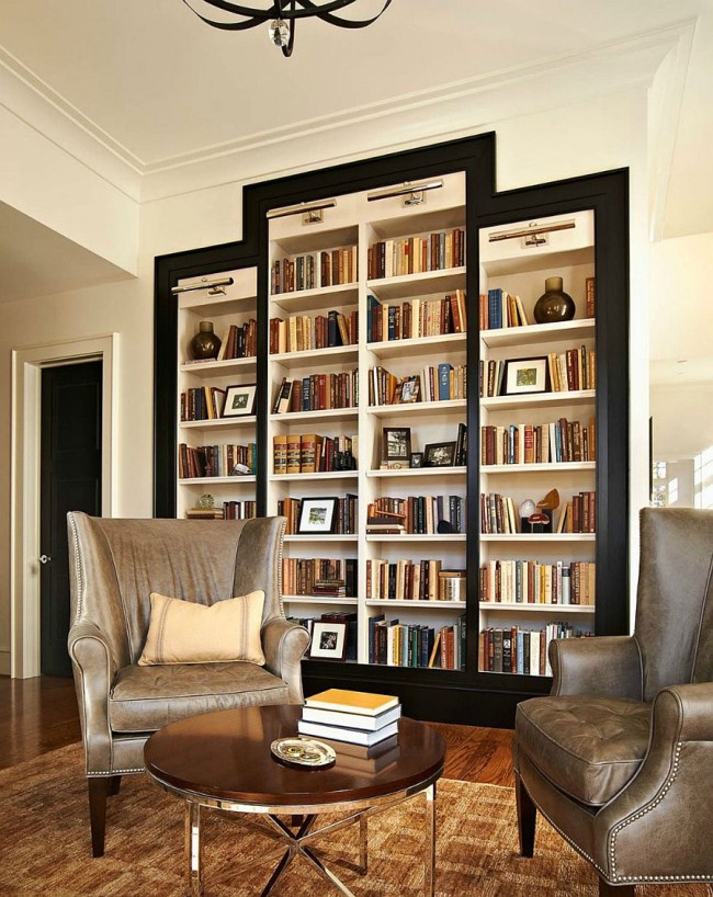 Space Saving Book Shelves and Reading Rooms