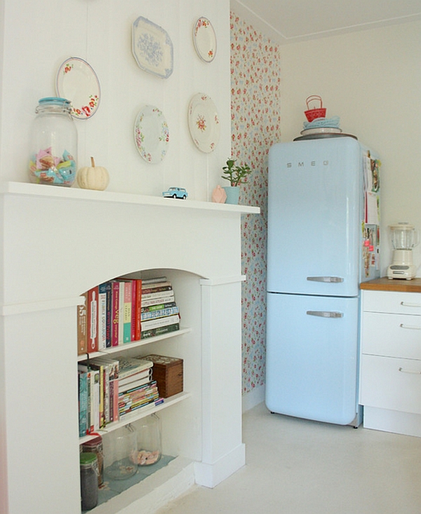 50s Retro Freezer is quickly becoming a popular addition even in modern kitchens