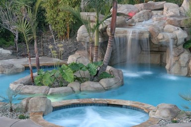 Breathtaking Pool Waterfall Design Ideas