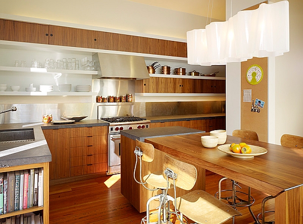 A trendy lighting installation idea for the modern kitchen