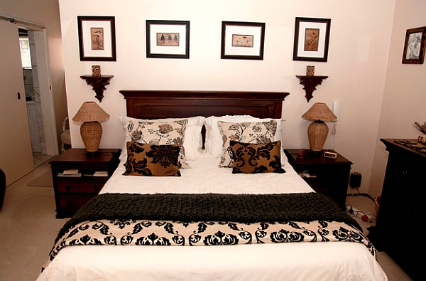 An unmistakably African bedroom