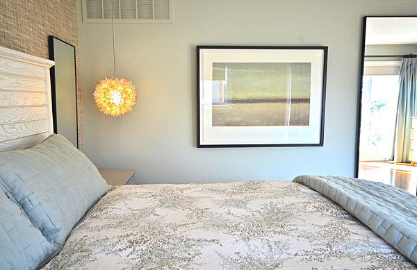 Bright beachy bedroom