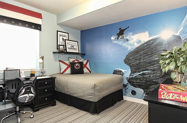 Wall Murals, Decals, Sports Themed Interiors