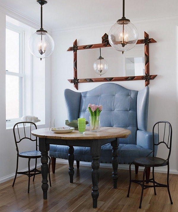 Bring some visual drama to your small dining space!