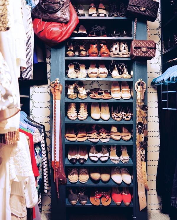 Clever use of closet hooks