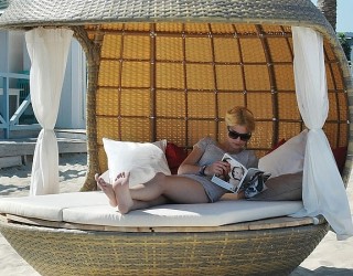 Create Your Own Exclusive Cabana With The Comfy Cocoon Beach Daybed