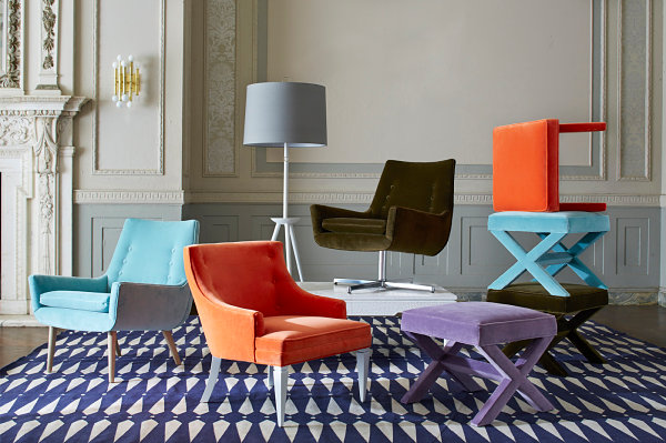 Colorful furniture from Jonathan Adler