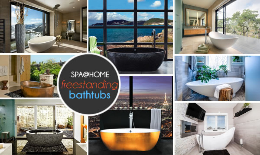 Hot Bathroom Trends: Freestanding Bathtubs Bring Home The Spa Retreat