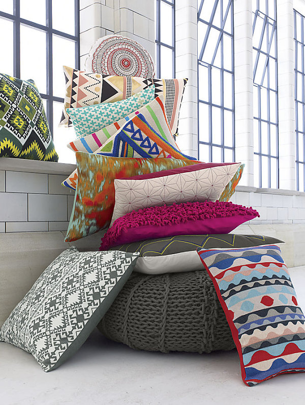 Cozy pillows from CB2