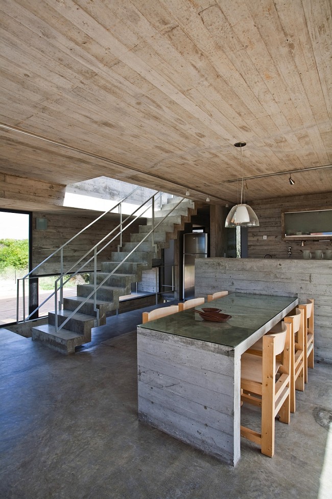 Modern House Ushers In Industrial Style With Raw Concrete And Steel ...