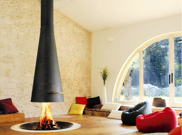 15 Hanging And Freestanding Fireplaces To Keep You Warm This