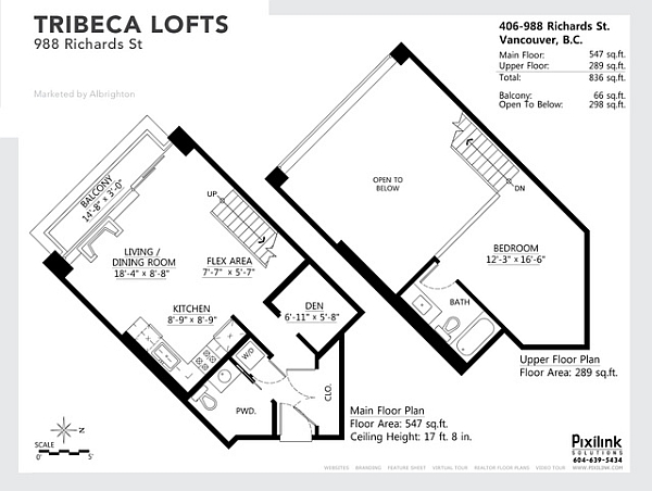 Floor plan for industrial tribeca loft