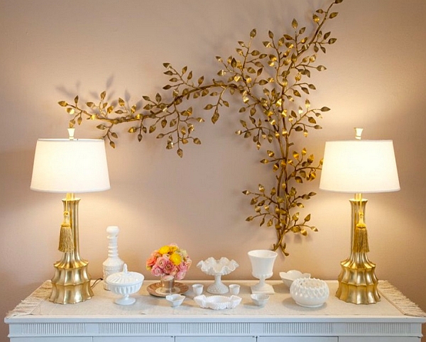 Golden hues add warmth and visual opulence