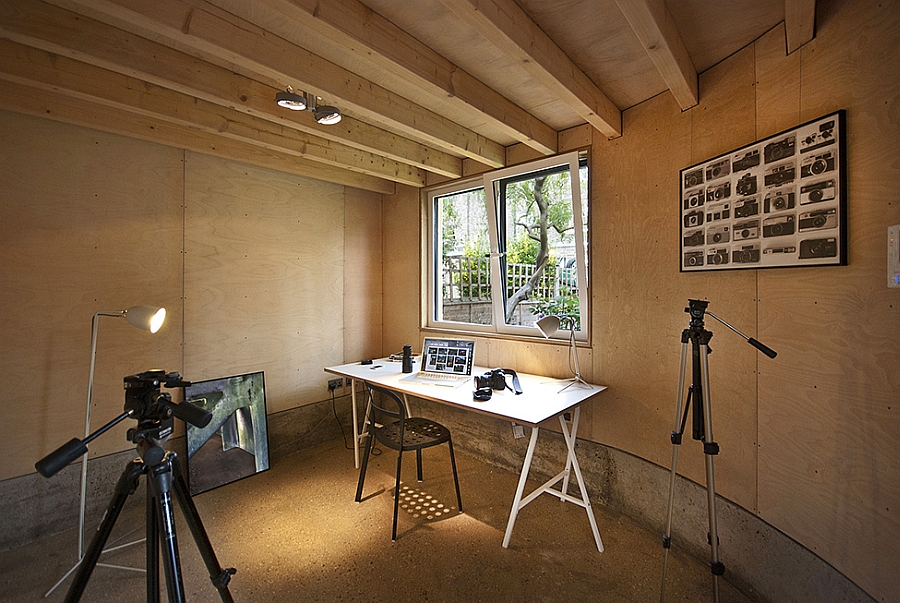 Home studio inside Victorian London House