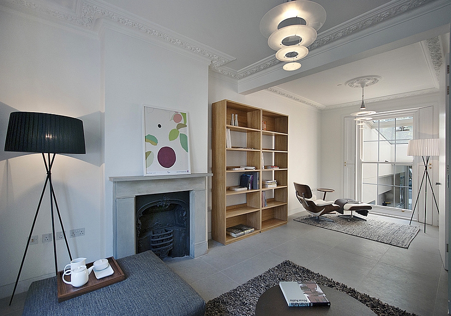 Iconic Eames Lounger in the seating area