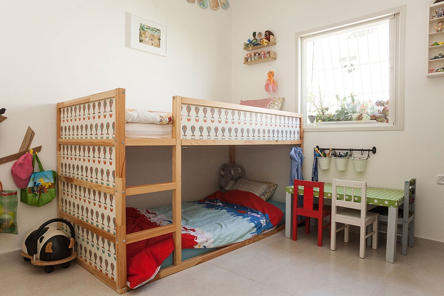 Kids' bedroom with a bunk bed