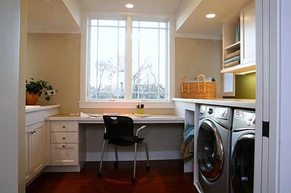 Laundry room and home office