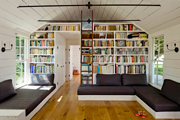 Living room of a small house