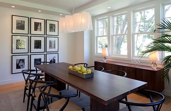 Logico Suspension Pendant in the dining room