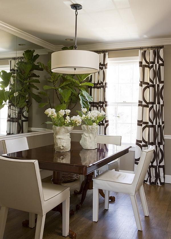 White Decor Dining Areas