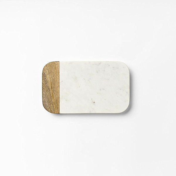 Marble and wood slab