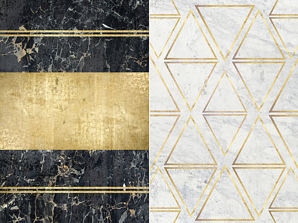 Marble-pattern artwork by Simona Sacchi